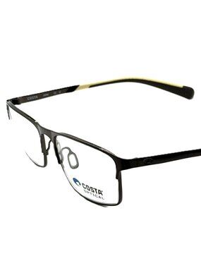 NEW COSTA DEL MAR BRD 200 129 Dark Brown Unisex Eyeglasses 55mm 17 140